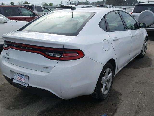 1C3CDFBB5GD605450 - 2016 DODGE DART SXT WHITE photo 4