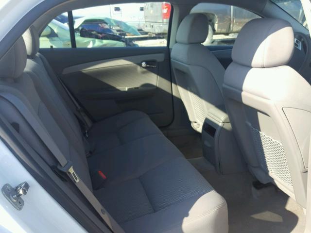 1G1ZH57B994201494 - 2009 CHEVROLET MALIBU 1LT WHITE photo 6