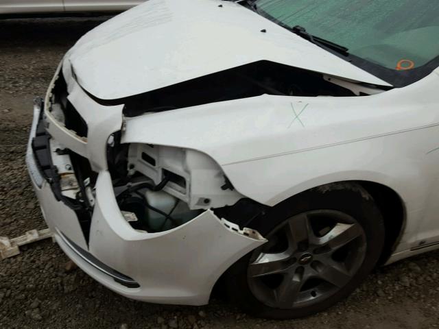 1G1ZH57B994201494 - 2009 CHEVROLET MALIBU 1LT WHITE photo 9