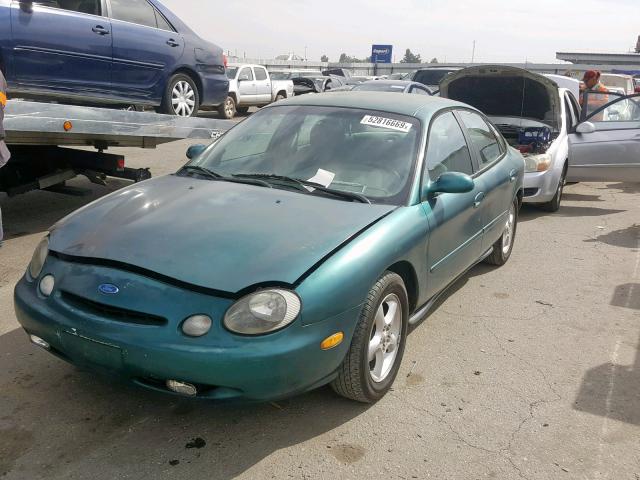 1FALP52UXTG315119 - 1996 FORD TAURUS GL GREEN photo 2