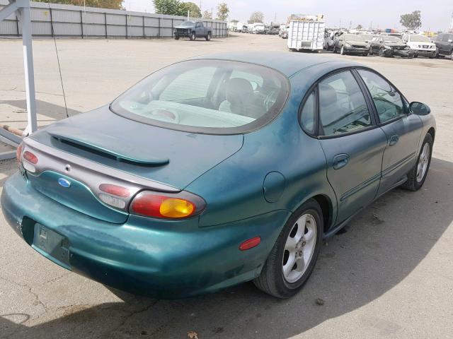 1FALP52UXTG315119 - 1996 FORD TAURUS GL GREEN photo 4