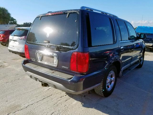 5LMPU28L4WLJ36158 - 1998 LINCOLN NAVIGATOR BLUE photo 4