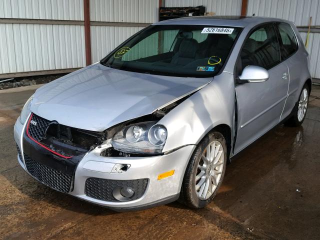 WVWEV71K37W058384 - 2007 VOLKSWAGEN NEW GTI SILVER photo 2