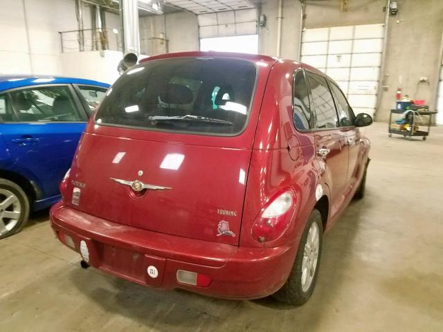 3A8FY58B68T107227 - 2008 CHRYSLER PT CRUISER RED photo 4