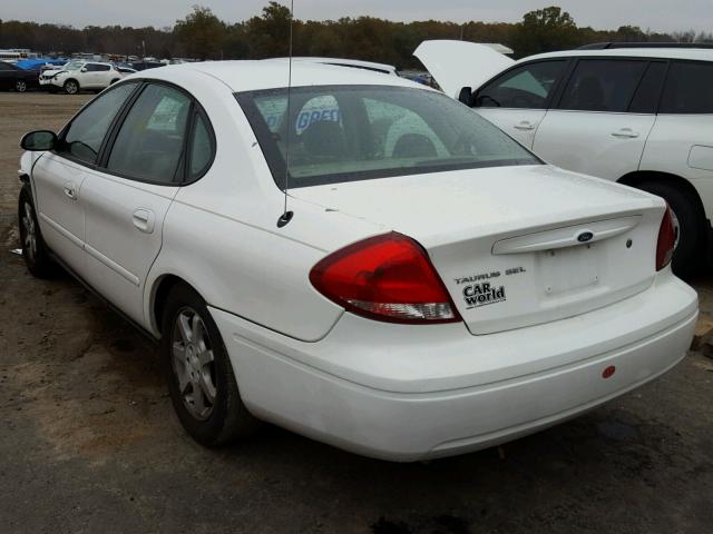 1FAFP56UX6A231753 - 2006 FORD TAURUS SEL WHITE photo 3