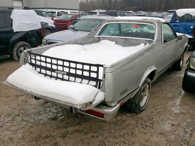 1W80H9K542279 - 1979 CHEVROLET EL CAMINO TAN photo 4