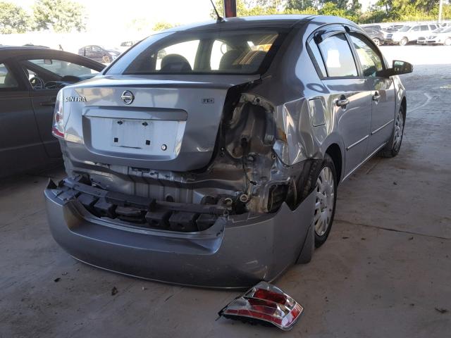 3N1AB61E39L654408 - 2009 NISSAN SENTRA 2.0 GRAY photo 4