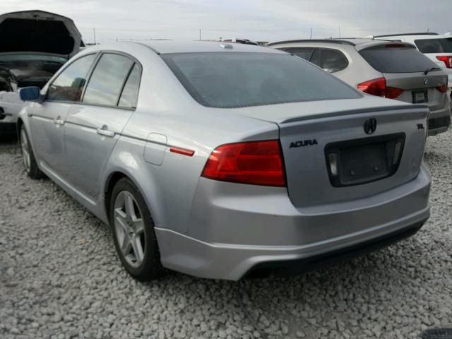 19UUA66275A028794 - 2005 ACURA TL SILVER photo 3