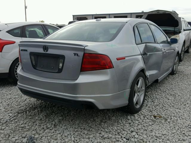 19UUA66275A028794 - 2005 ACURA TL SILVER photo 4