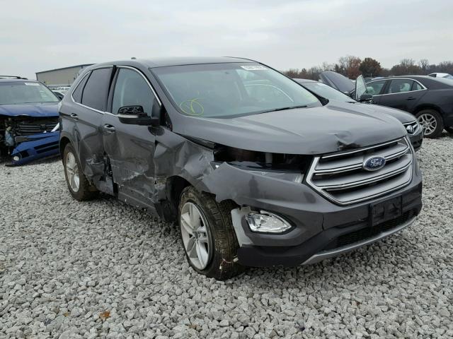 2FMTK3J83FBC39493 - 2015 FORD EDGE SEL BLACK photo 1