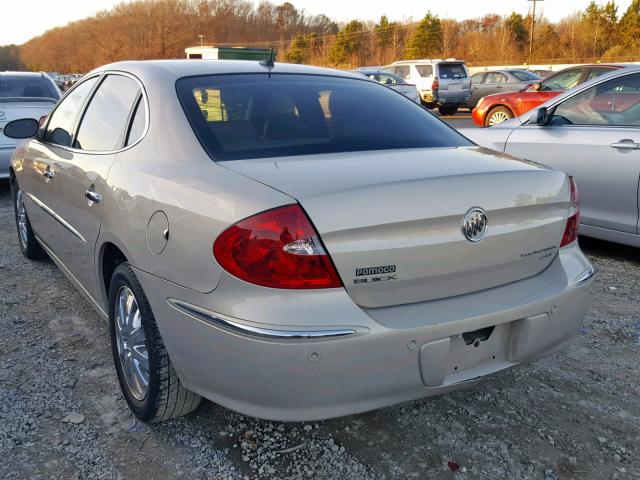 2G4WD582381198618 - 2008 BUICK LACROSSE C TAN photo 3