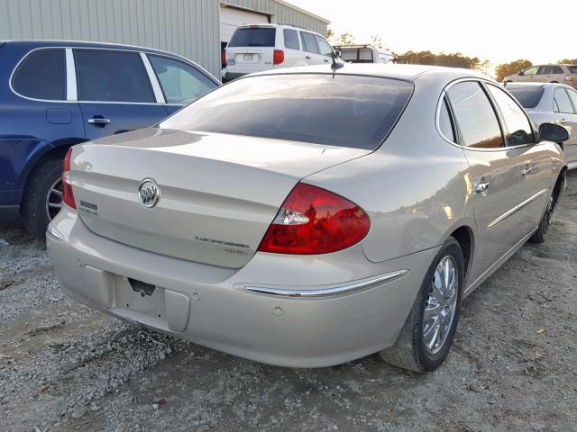 2G4WD582381198618 - 2008 BUICK LACROSSE C TAN photo 4