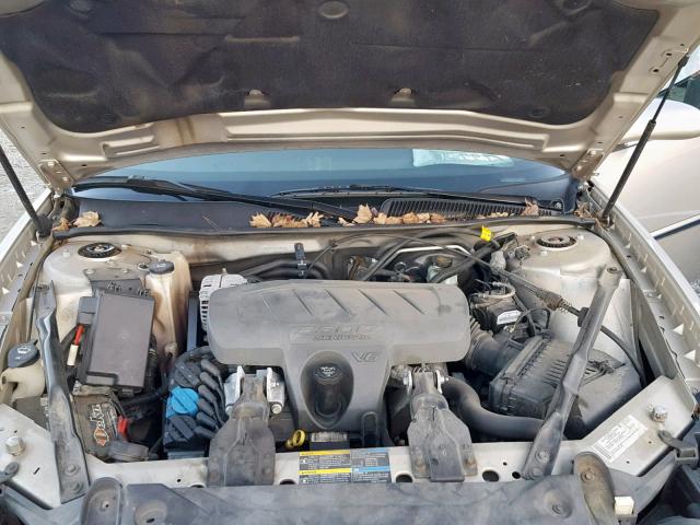 2G4WD582381198618 - 2008 BUICK LACROSSE C TAN photo 7