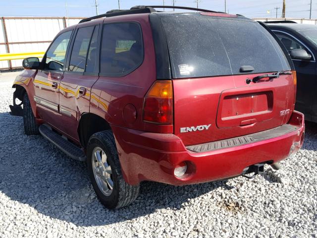 1GKDS13S242190493 - 2004 GMC ENVOY RED photo 3