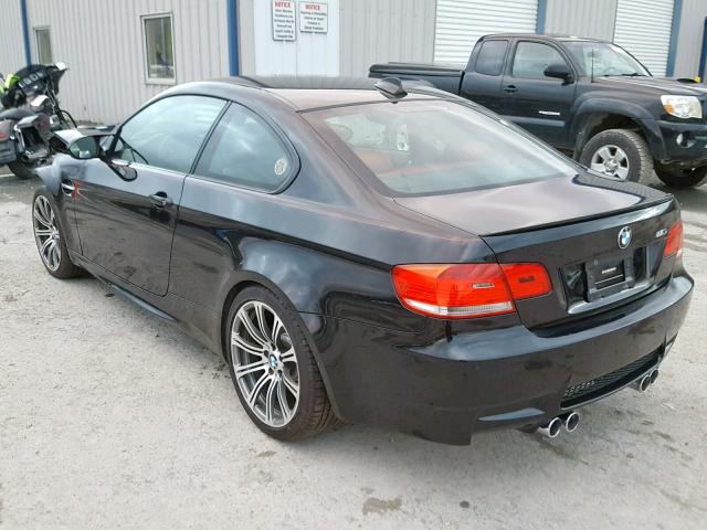 WBSWD93568PY42654 - 2008 BMW M3 BLACK photo 3