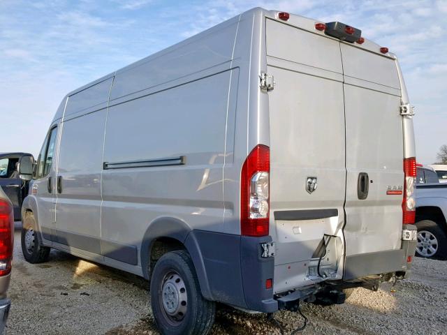 3C6URVHG1JE127281 - 2018 RAM PROMASTER 银色 照片 3