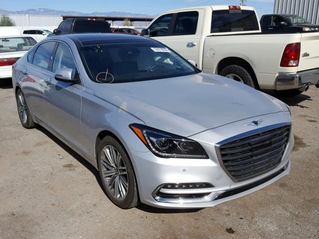 KMHGN4JE6JU243819 - 2018 GENESIS G80 BASE SILVER photo 1