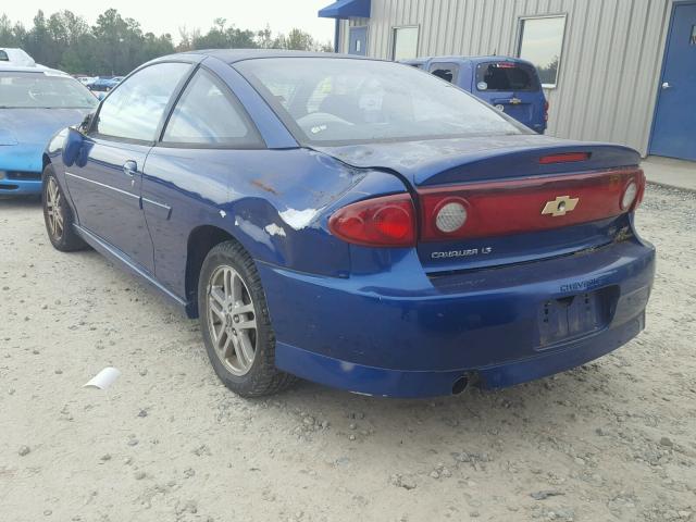 1G1JH12F947113486 - 2004 CHEVROLET CAVALIER L BLUE photo 3