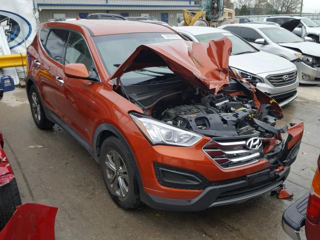 5XYZT3LB3FG294526 - 2015 HYUNDAI SANTA FE S ORANGE photo 1