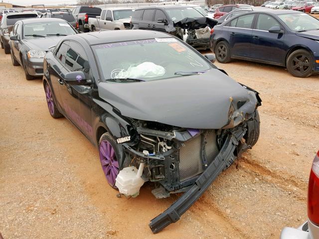 KNAFW6A39D5741998 - 2013 KIA FORTE SX BLACK photo 1