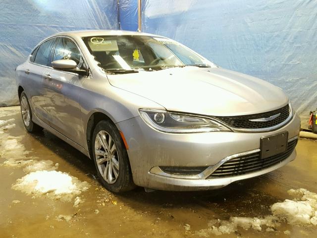 1C3CCCAB2FN697208 - 2015 CHRYSLER 200 LIMITE SILVER photo 1