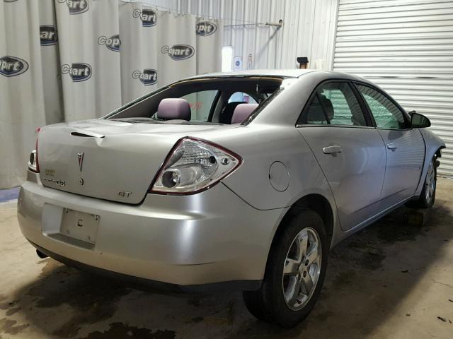 1G2ZH57N784294763 - 2008 PONTIAC G6 GT SILVER photo 4