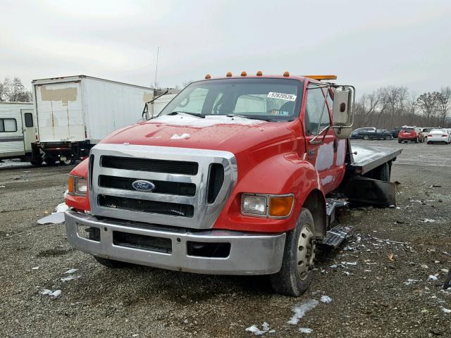 3FRWX65H88V632774 - 2008 FORD F650 SUPER RED photo 2