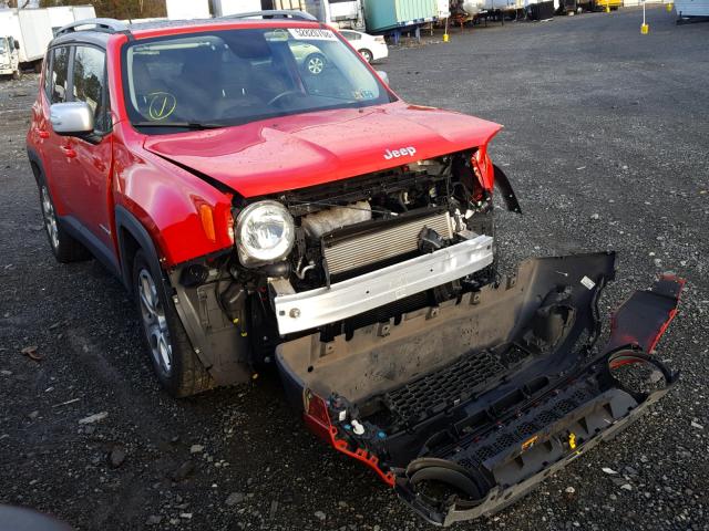 ZACCJADT1FPC40374 - 2015 JEEP RENEGADE L RED photo 1