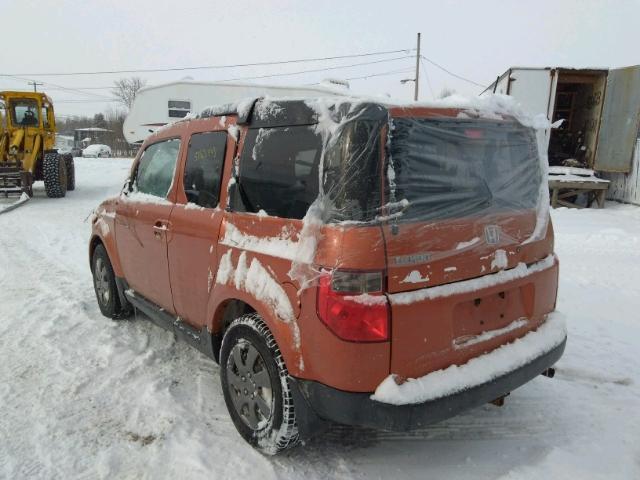 5J6YH28706L801327 - 2006 HONDA ELEMENT EX ORANGE photo 3