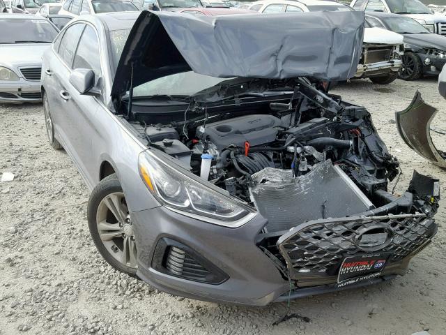 5NPE34AF5JH708997 - 2018 HYUNDAI SONATA SPO GRAY photo 1