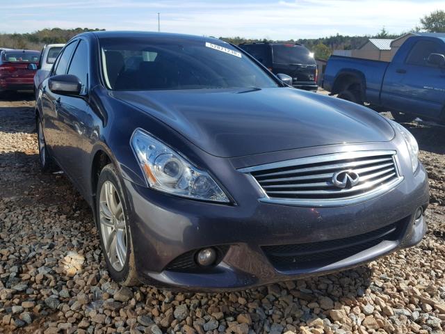 JN1DV6AP6BM830482 - 2011 INFINITI G25 BASE BLUE photo 1