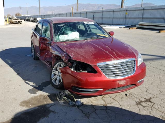 1C3CCBBB5CN172941 - 2012 CHRYSLER 200 TOURIN RED photo 1