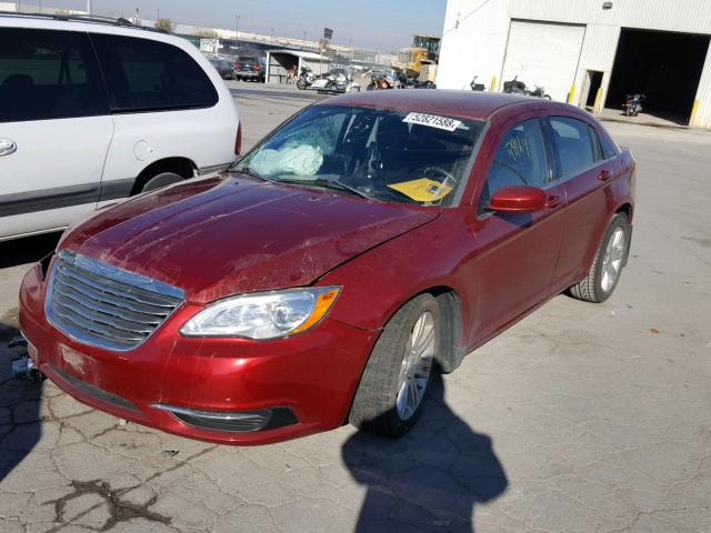 1C3CCBBB5CN172941 - 2012 CHRYSLER 200 TOURIN RED photo 2