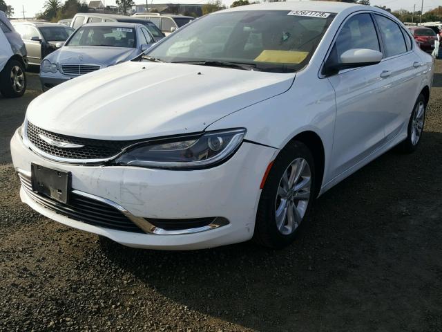 1C3CCCAB1GN169208 - 2016 CHRYSLER 200 LIMITE WHITE photo 2