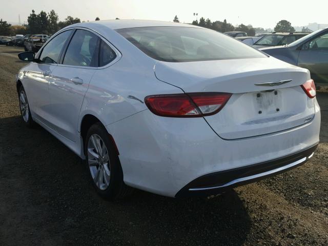 1C3CCCAB1GN169208 - 2016 CHRYSLER 200 LIMITE WHITE photo 3