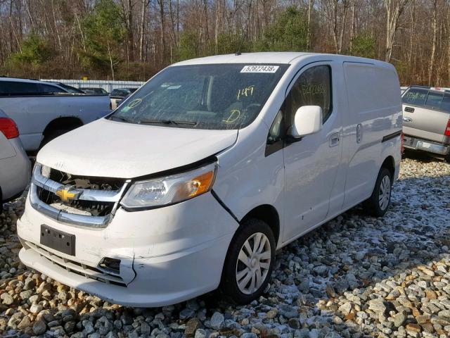 3N63M0YN6FK703179 - 2015 CHEVROLET CITY EXPRE WHITE photo 2