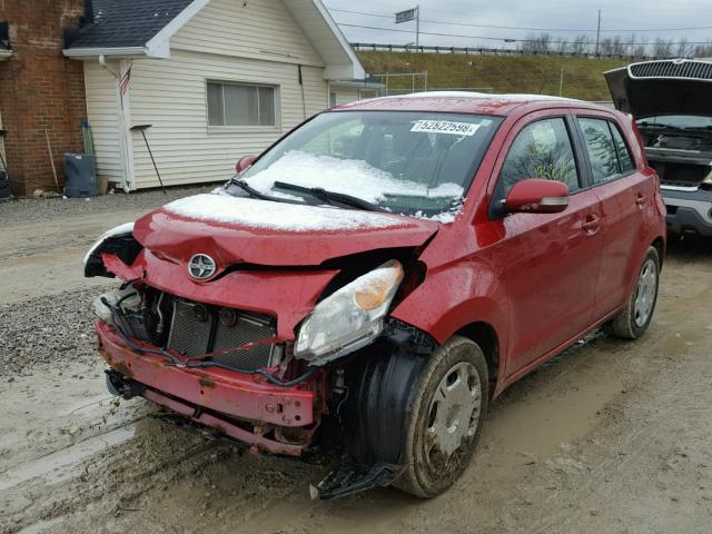 JTKKU10418J013022 - 2008 TOYOTA SCION XD RED photo 2