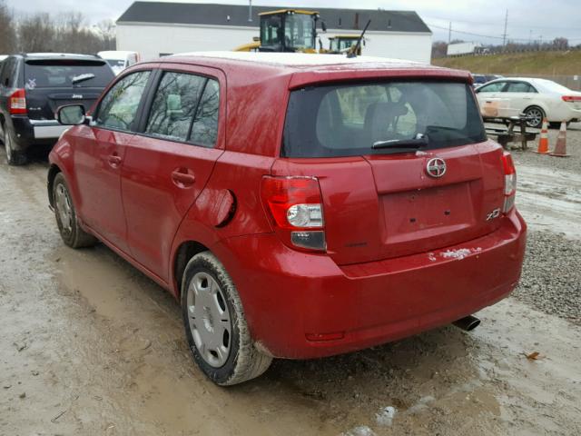 JTKKU10418J013022 - 2008 TOYOTA SCION XD RED photo 3