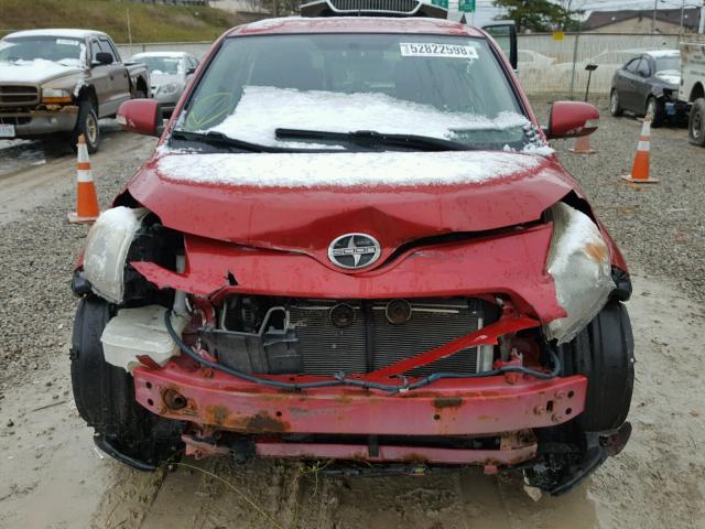 JTKKU10418J013022 - 2008 TOYOTA SCION XD RED photo 9