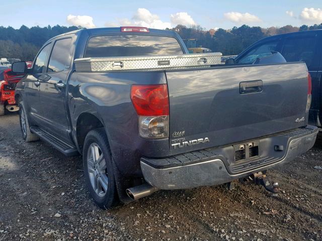 5TFDV58148X076935 - 2008 TOYOTA TUNDRA CRE GRAY photo 3