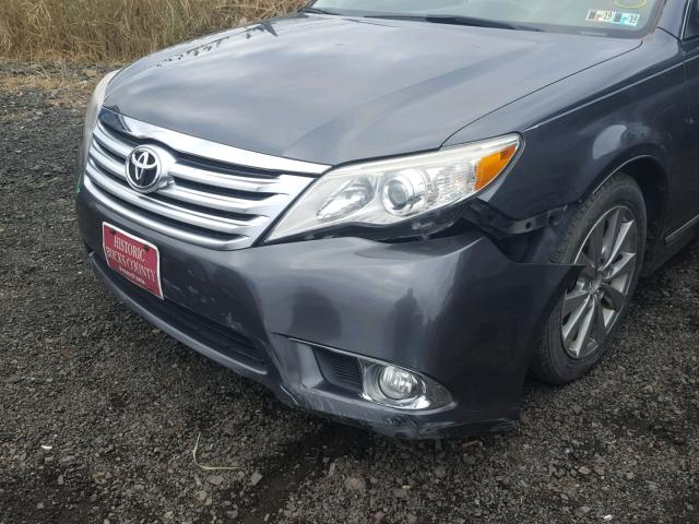 4T1BK3DB4BU379348 - 2011 TOYOTA AVALON BAS CHARCOAL photo 9