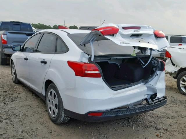 1FADP3E21GL293382 - 2016 FORD FOCUS S WHITE photo 3