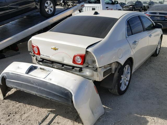 1G1ZE5E09CF142047 - 2012 CHEVROLET MALIBU LTZ 奶油色 照片 4