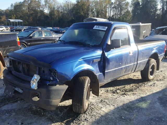 1FTKR1AD8BPB00881 - 2011 FORD RANGER BLUE photo 2