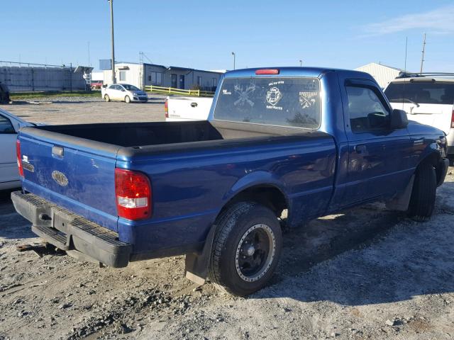 1FTKR1AD8BPB00881 - 2011 FORD RANGER BLUE photo 4