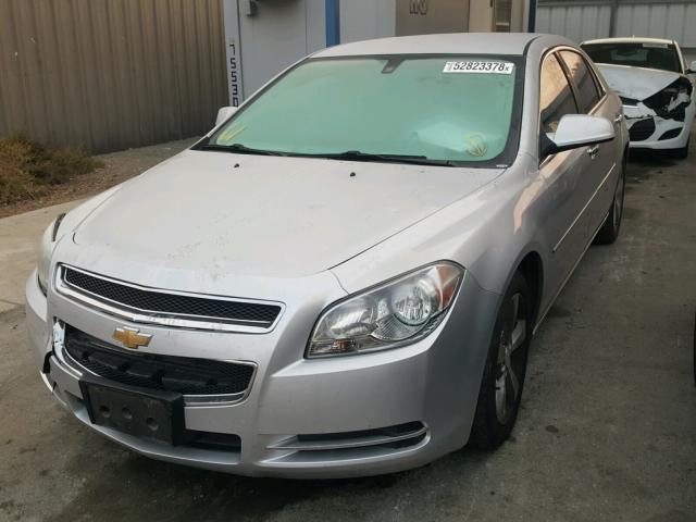 1G1ZC5E01CF380934 - 2012 CHEVROLET MALIBU 1LT SILVER photo 2