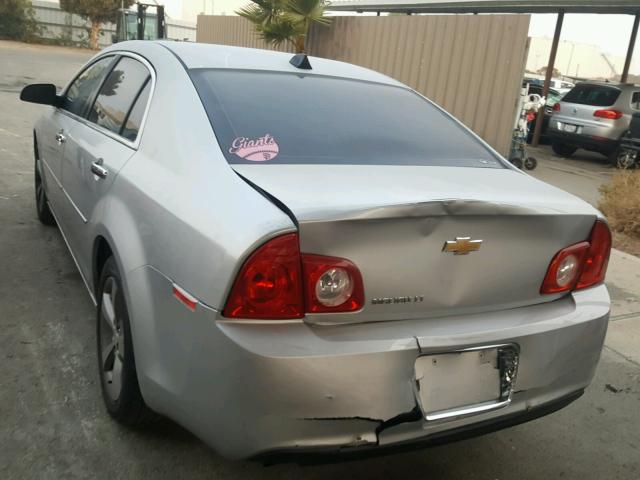 1G1ZC5E01CF380934 - 2012 CHEVROLET MALIBU 1LT SILVER photo 3