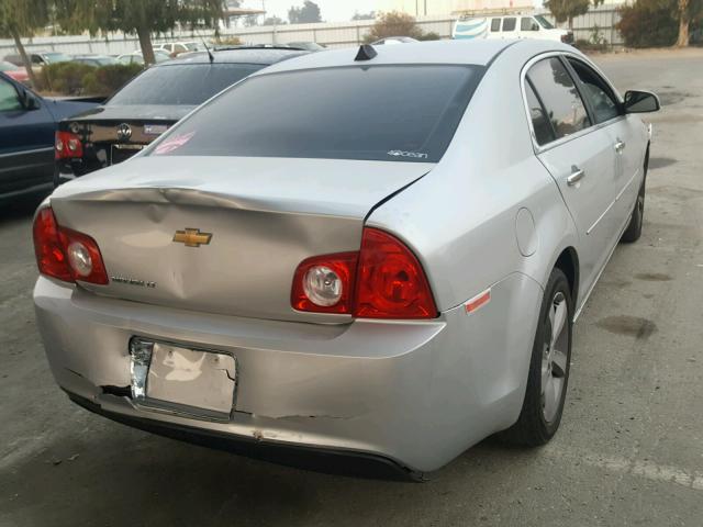 1G1ZC5E01CF380934 - 2012 CHEVROLET MALIBU 1LT SILVER photo 4