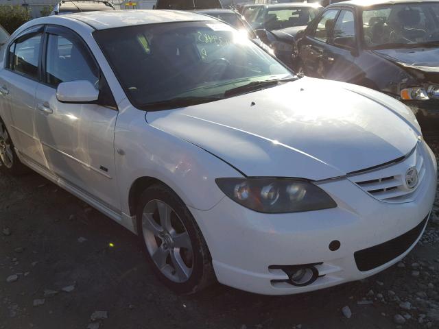 JM1BK323X61417169 - 2006 MAZDA 3 S WHITE photo 1