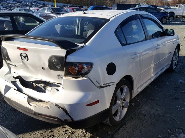 JM1BK323X61417169 - 2006 MAZDA 3 S WHITE photo 4